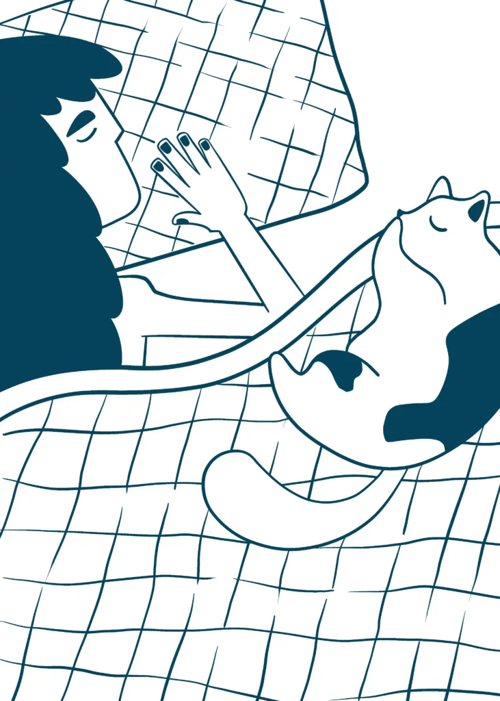 opti sleeping woman